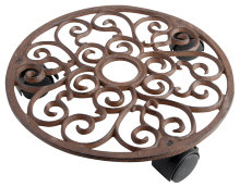 Planterullevogn med hjul - Ø30 cm